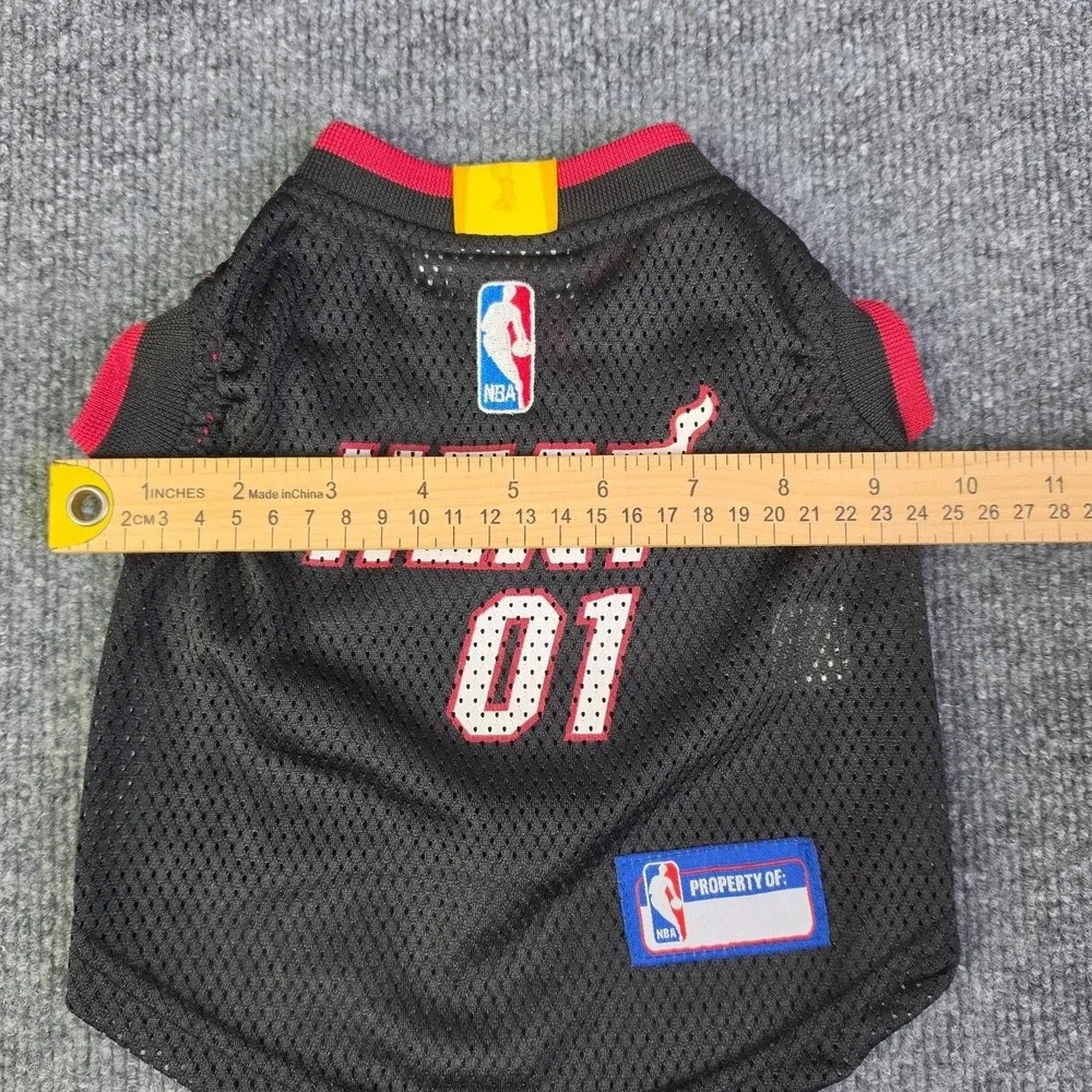 NBA Miami Heat Jersey Dog / Cat Vest. Size Small